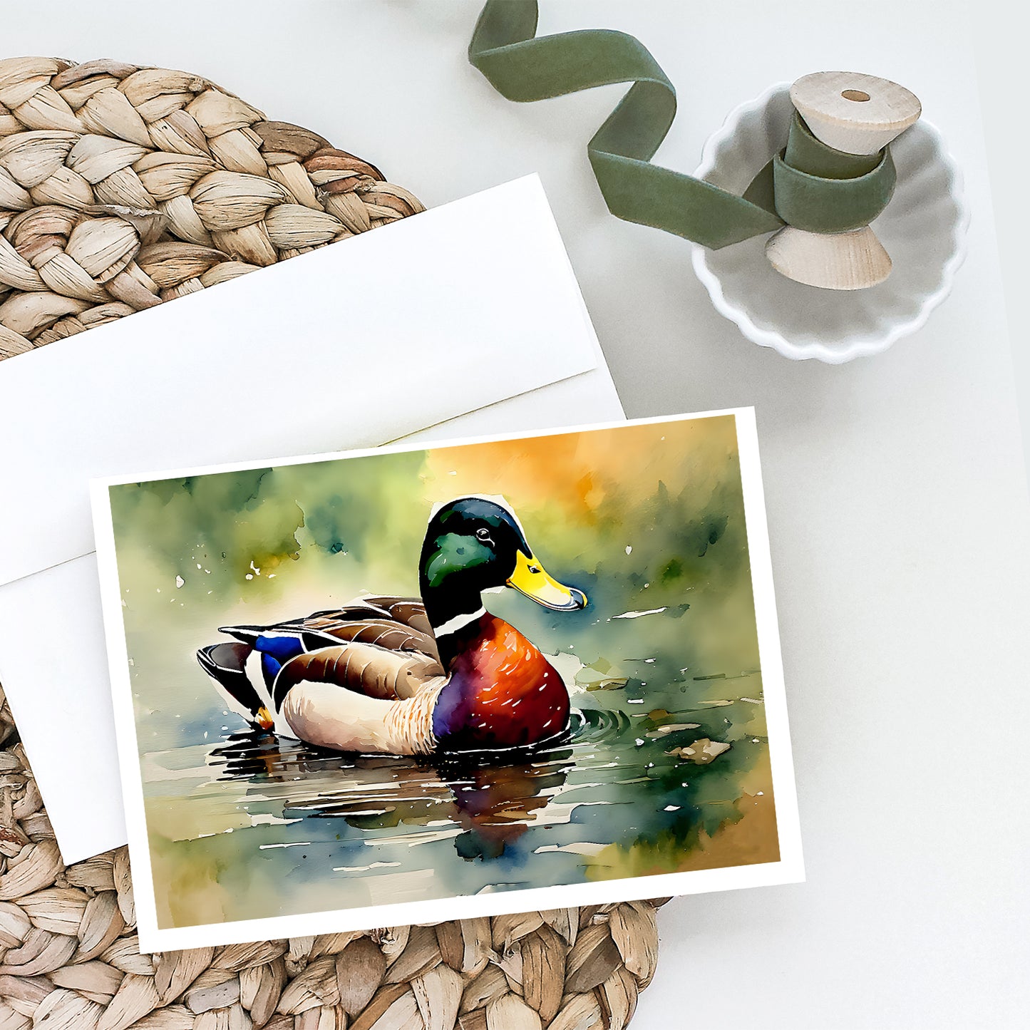 Mallard Greeting Cards Pack of 8