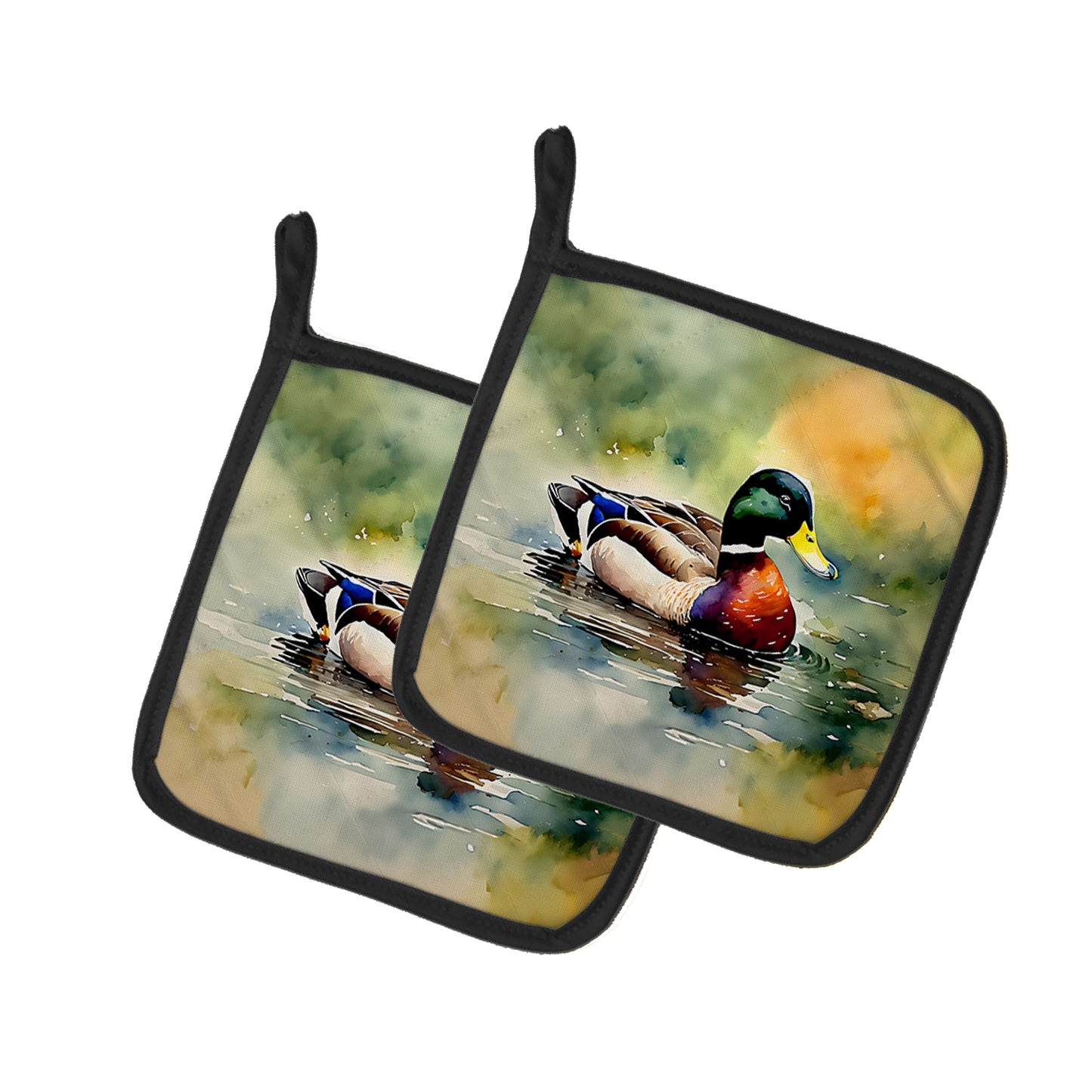 Buy this Mallard Pair of Pot Holders