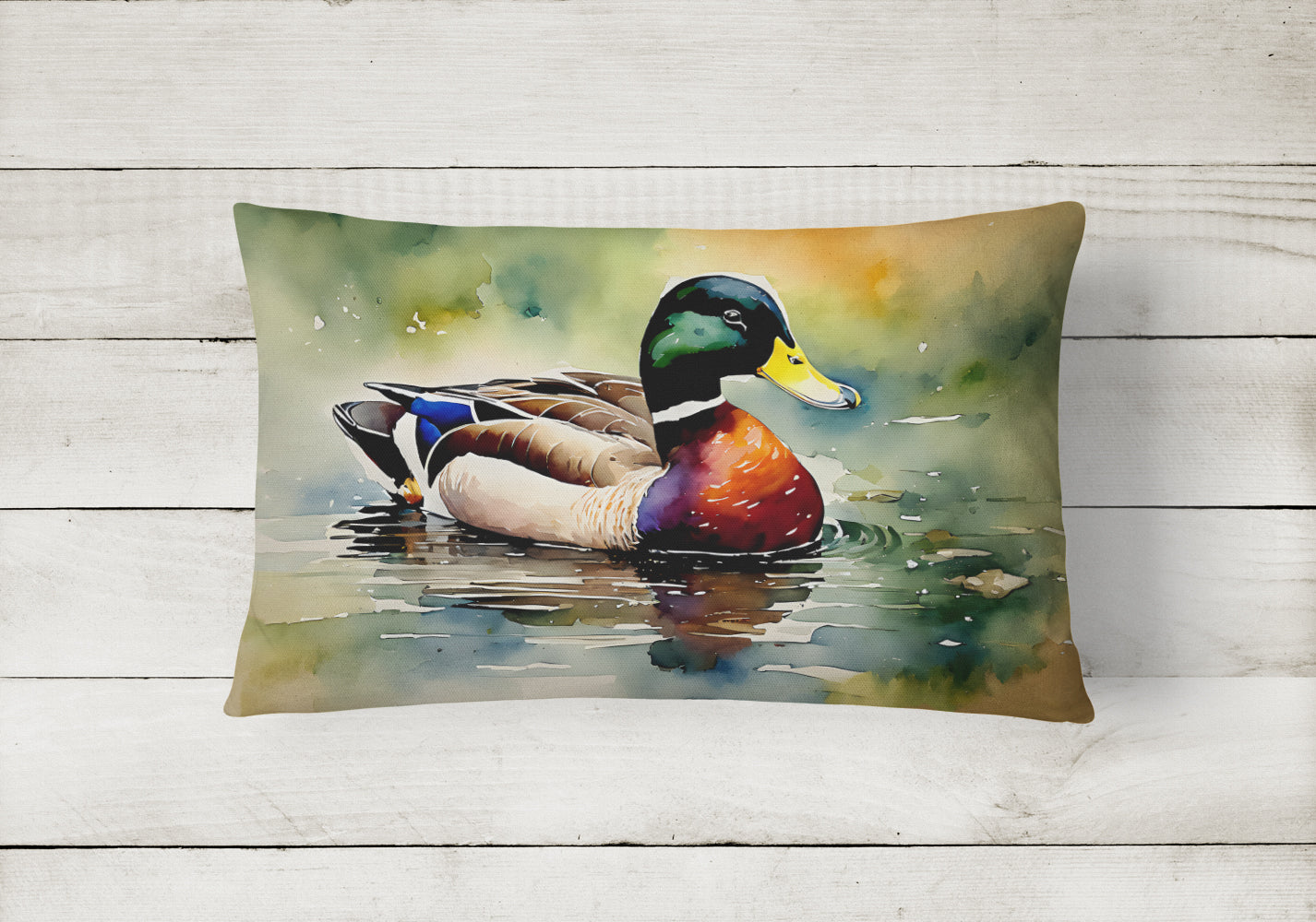 Mallard Throw Pillow