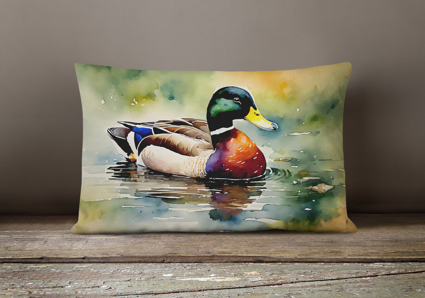 Mallard Throw Pillow