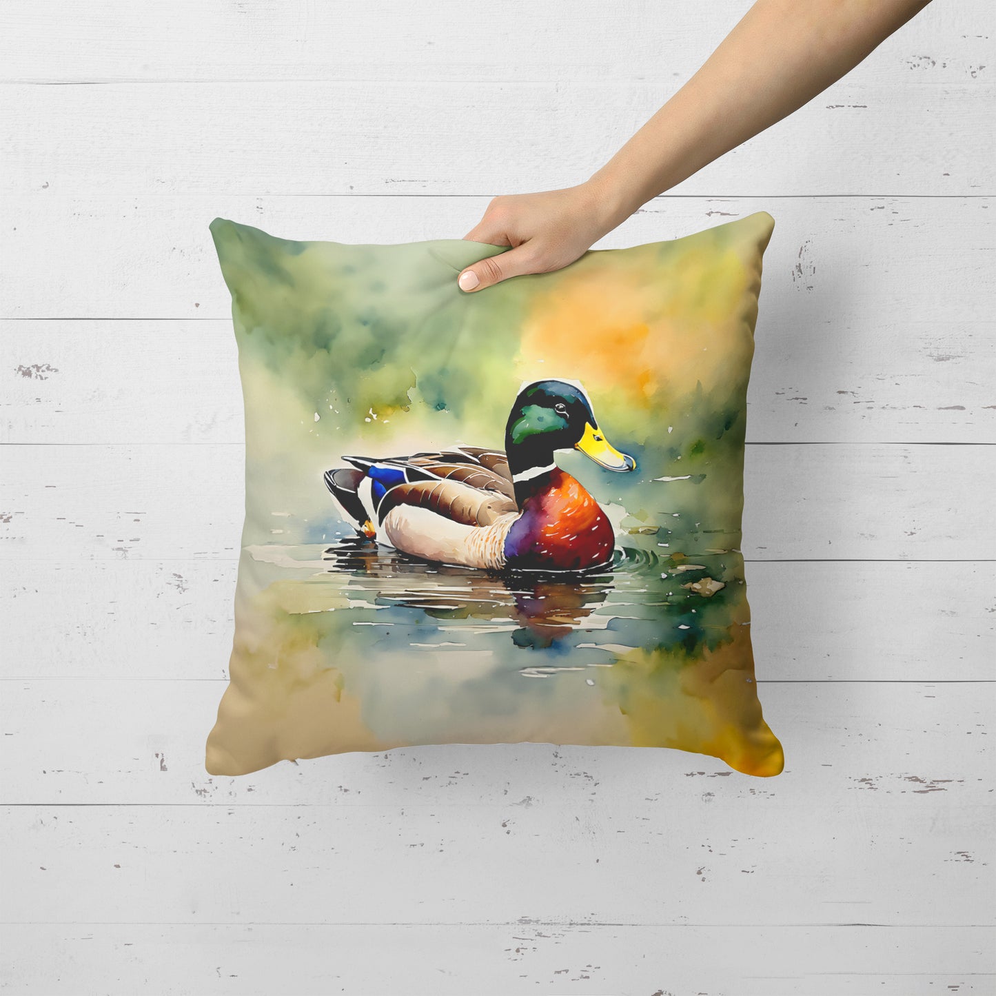 Mallard Throw Pillow