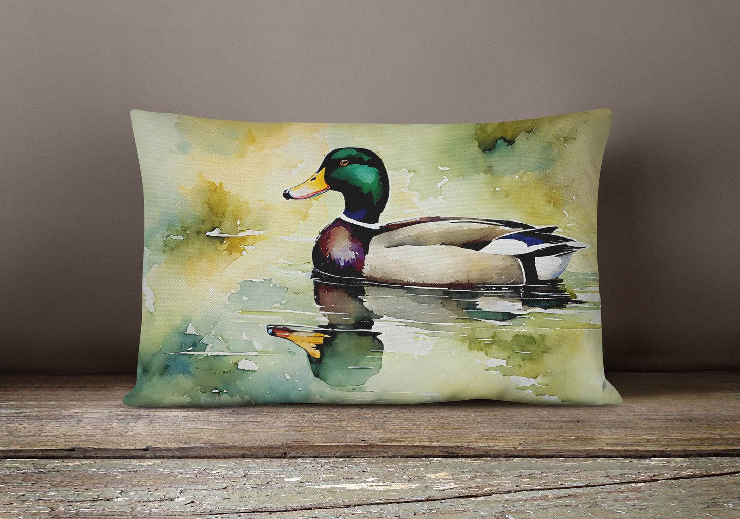 Mallard Throw Pillow