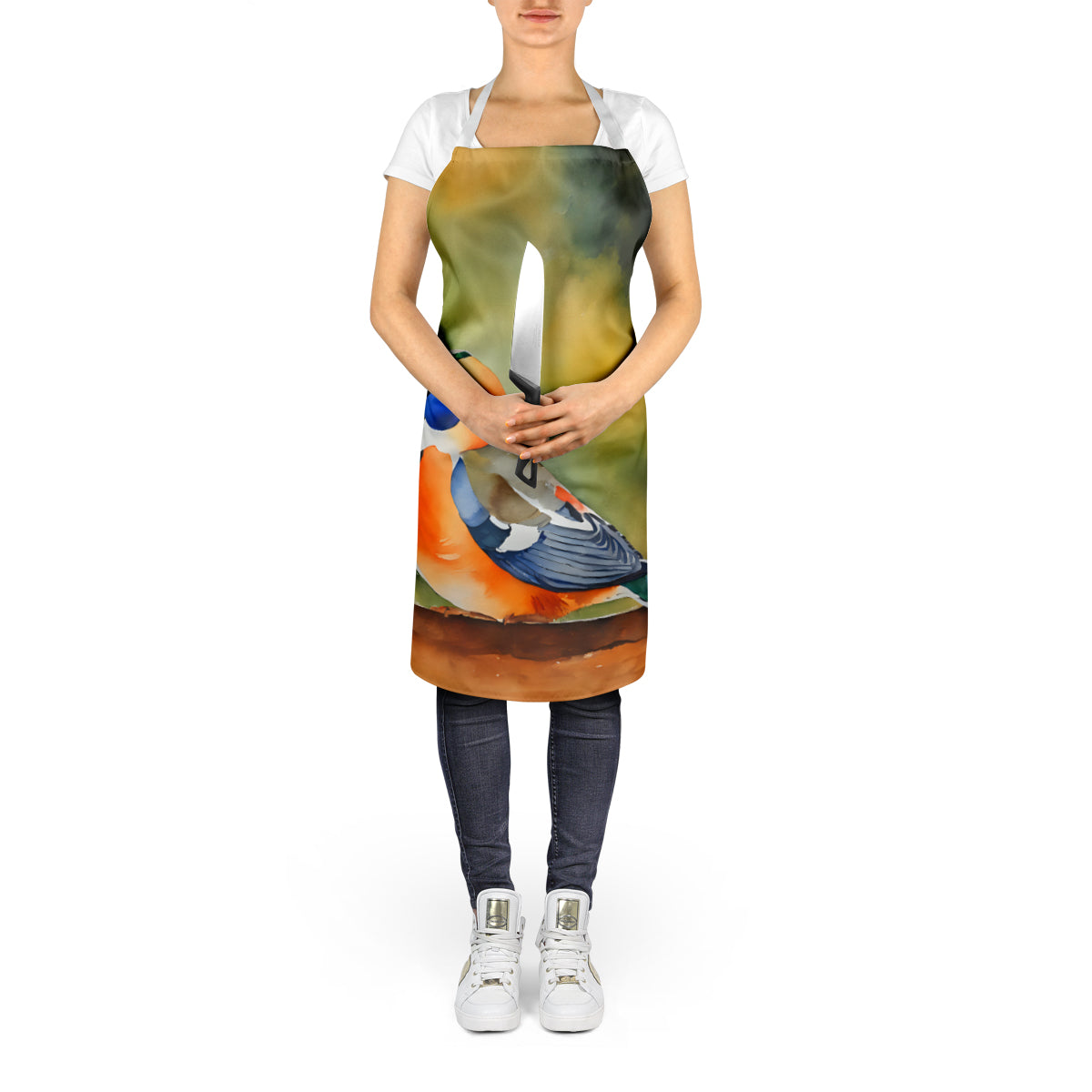 Mandarin Duck Apron