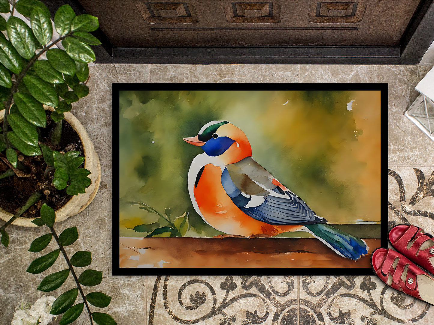 Mandarin Duck Doormat