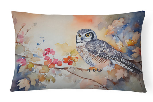 Buy this Northern Hawk Owl Throw Pillow