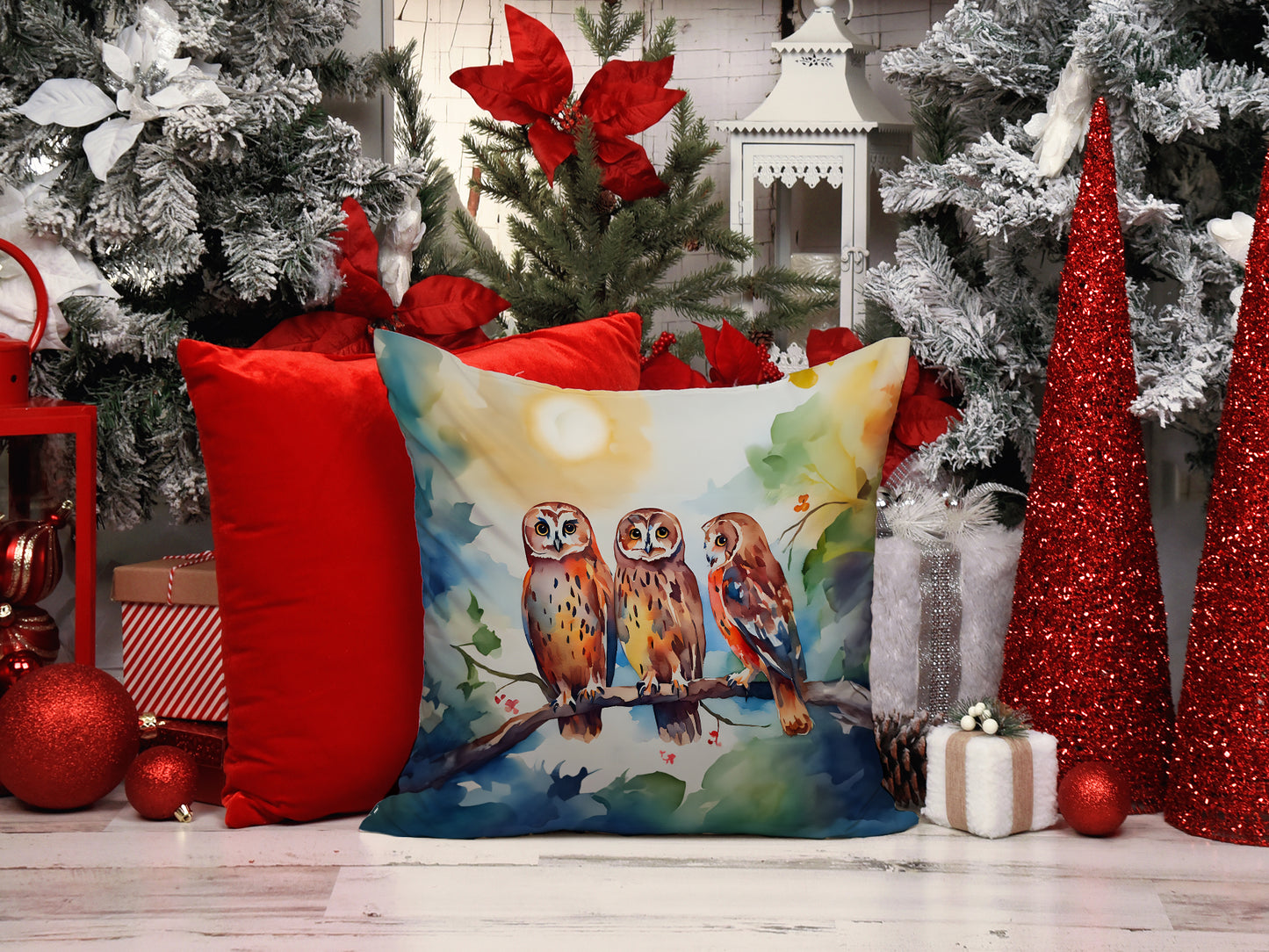 Owls Throw Pillow