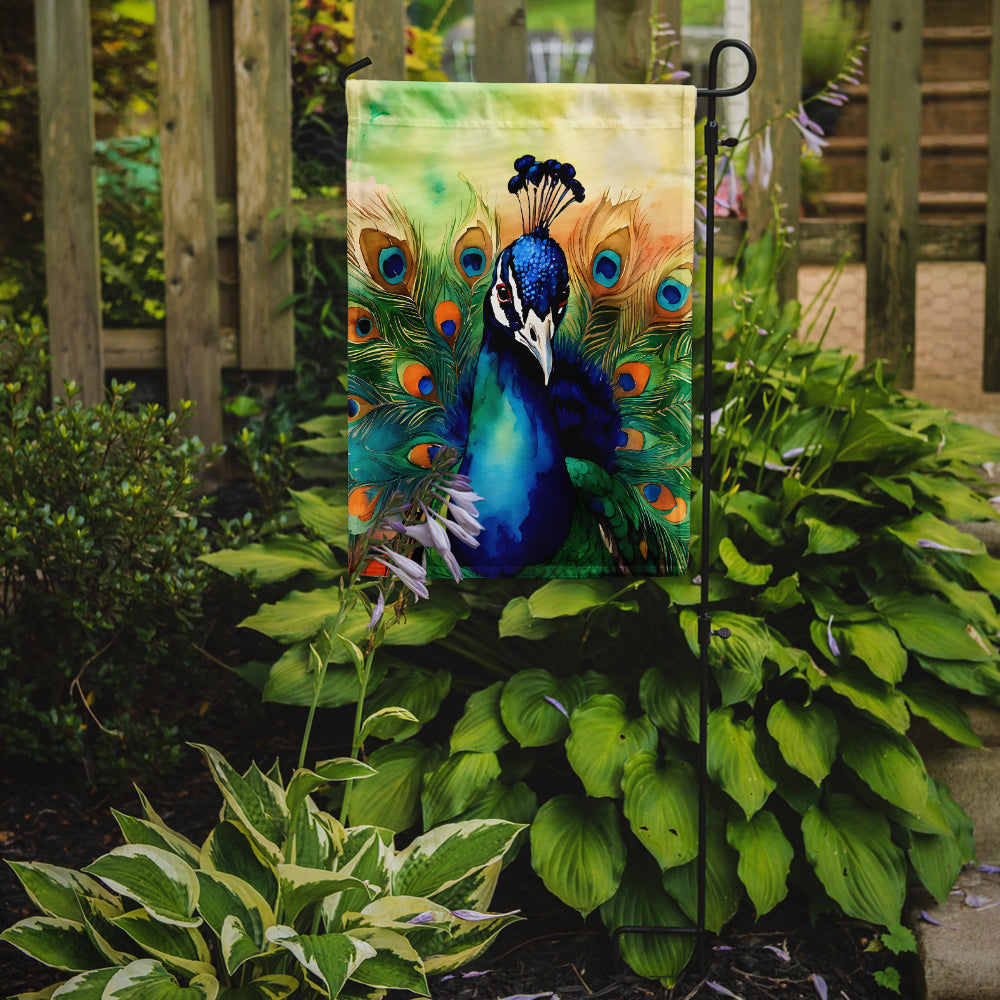 Peacock Garden Flag