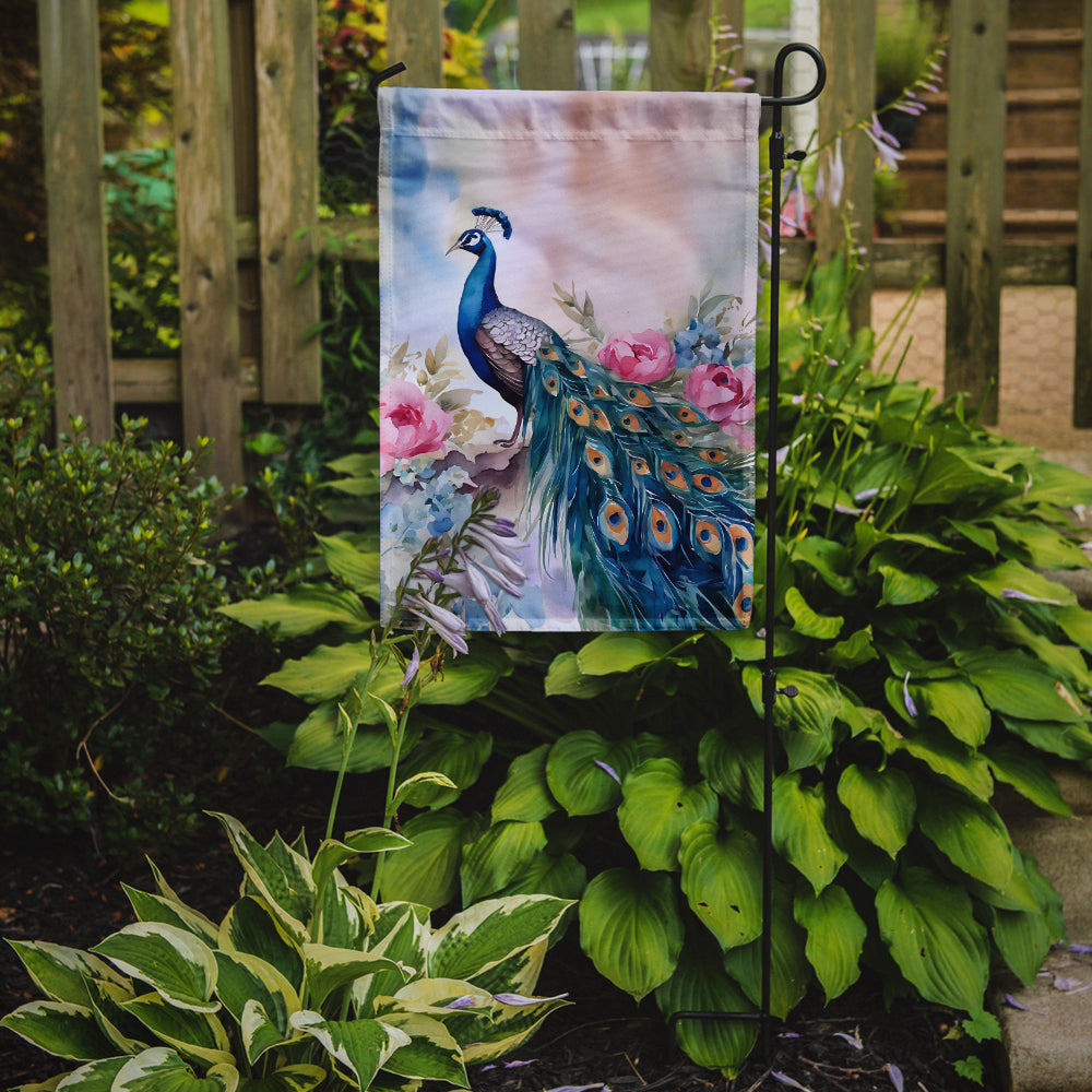 Peacock Garden Flag