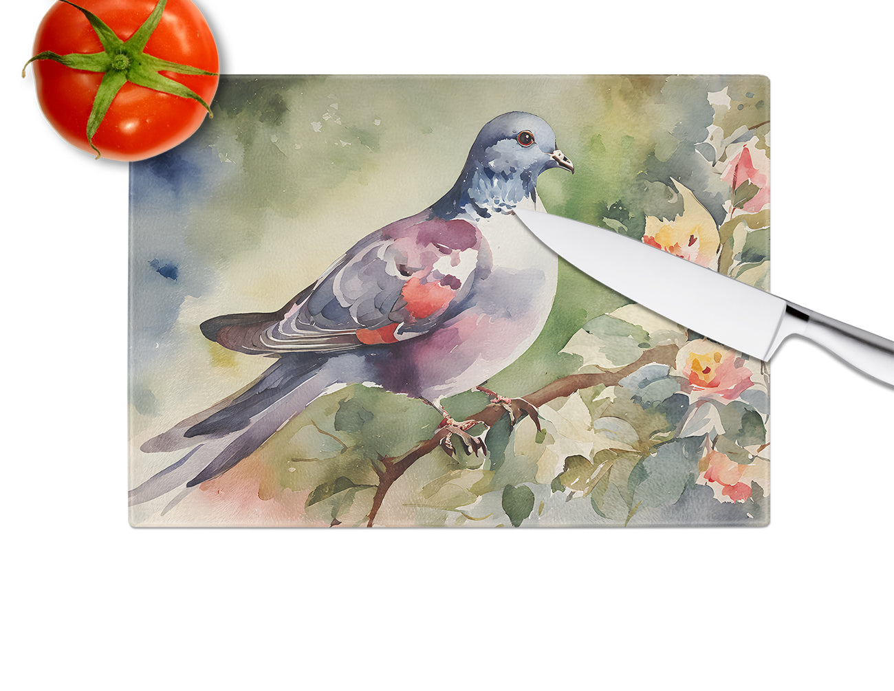 Pigeon Glass Cutting Board