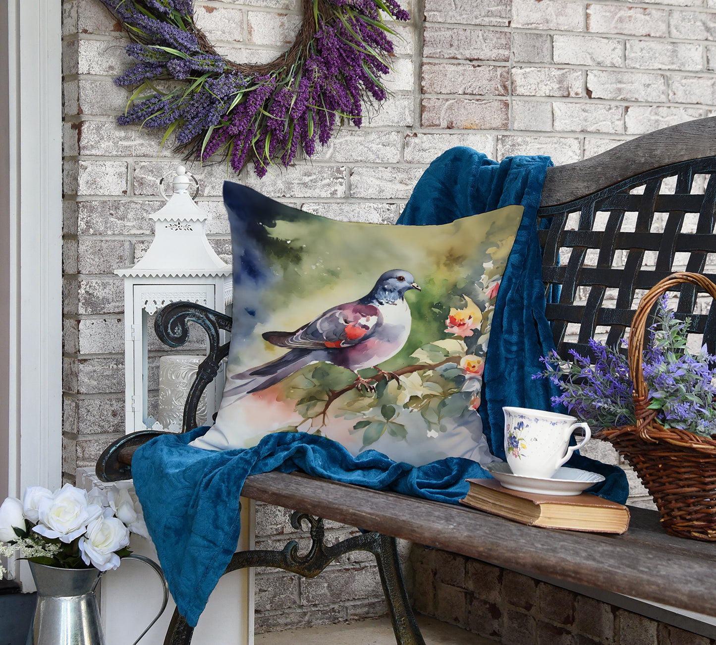 Pigeon Throw Pillow