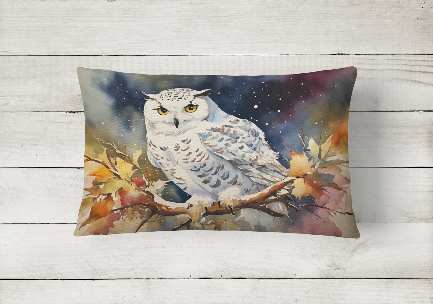 Snowy Owl Throw Pillow