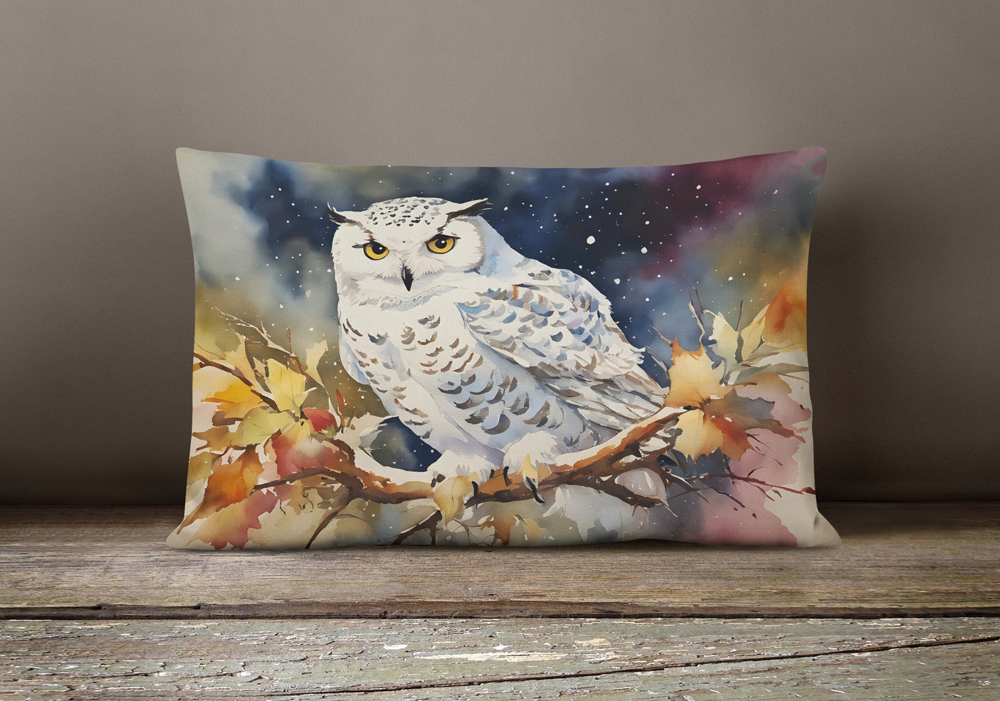 Snowy Owl Throw Pillow