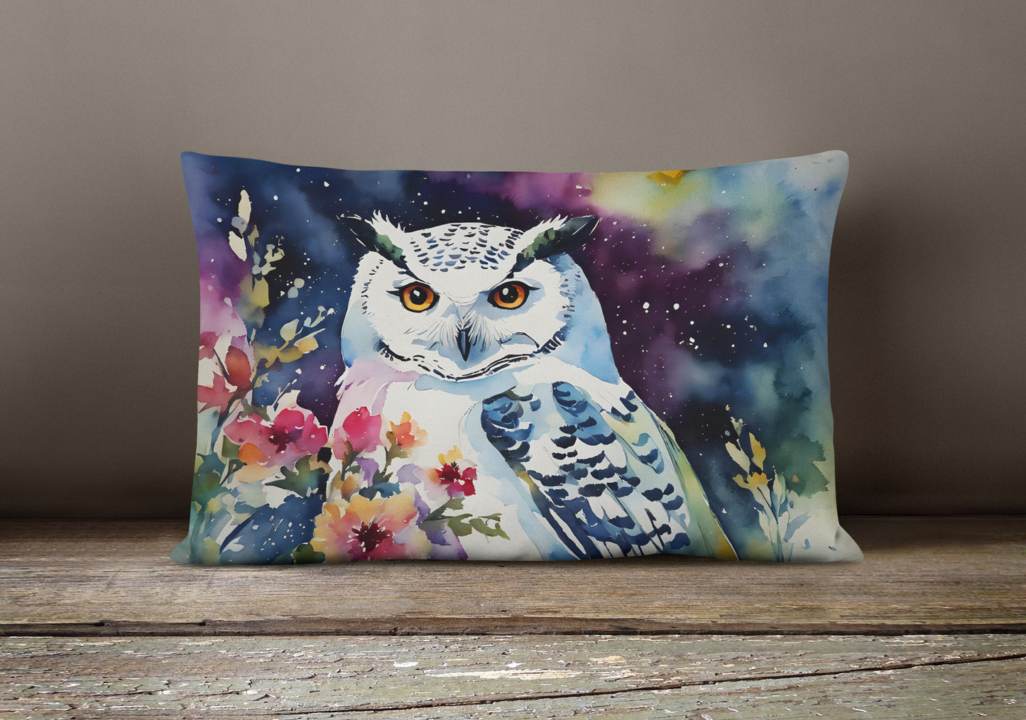 Snowy Owl Throw Pillow