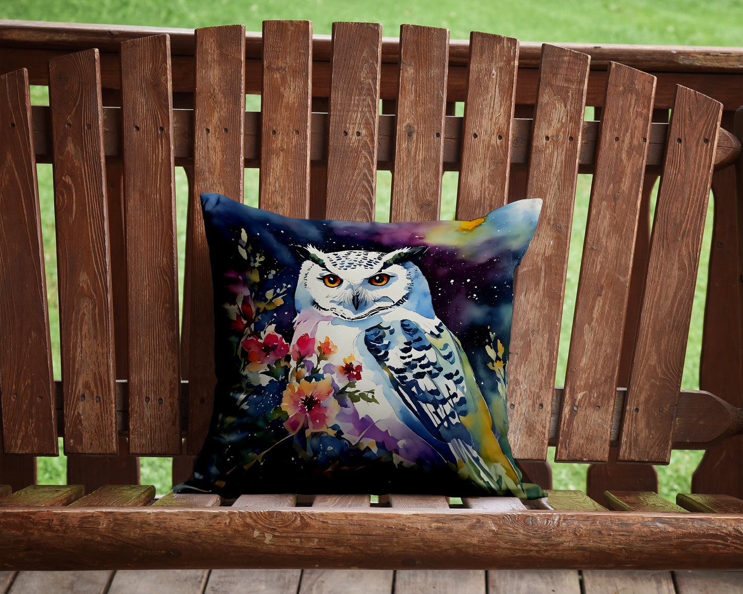 Snowy Owl Throw Pillow