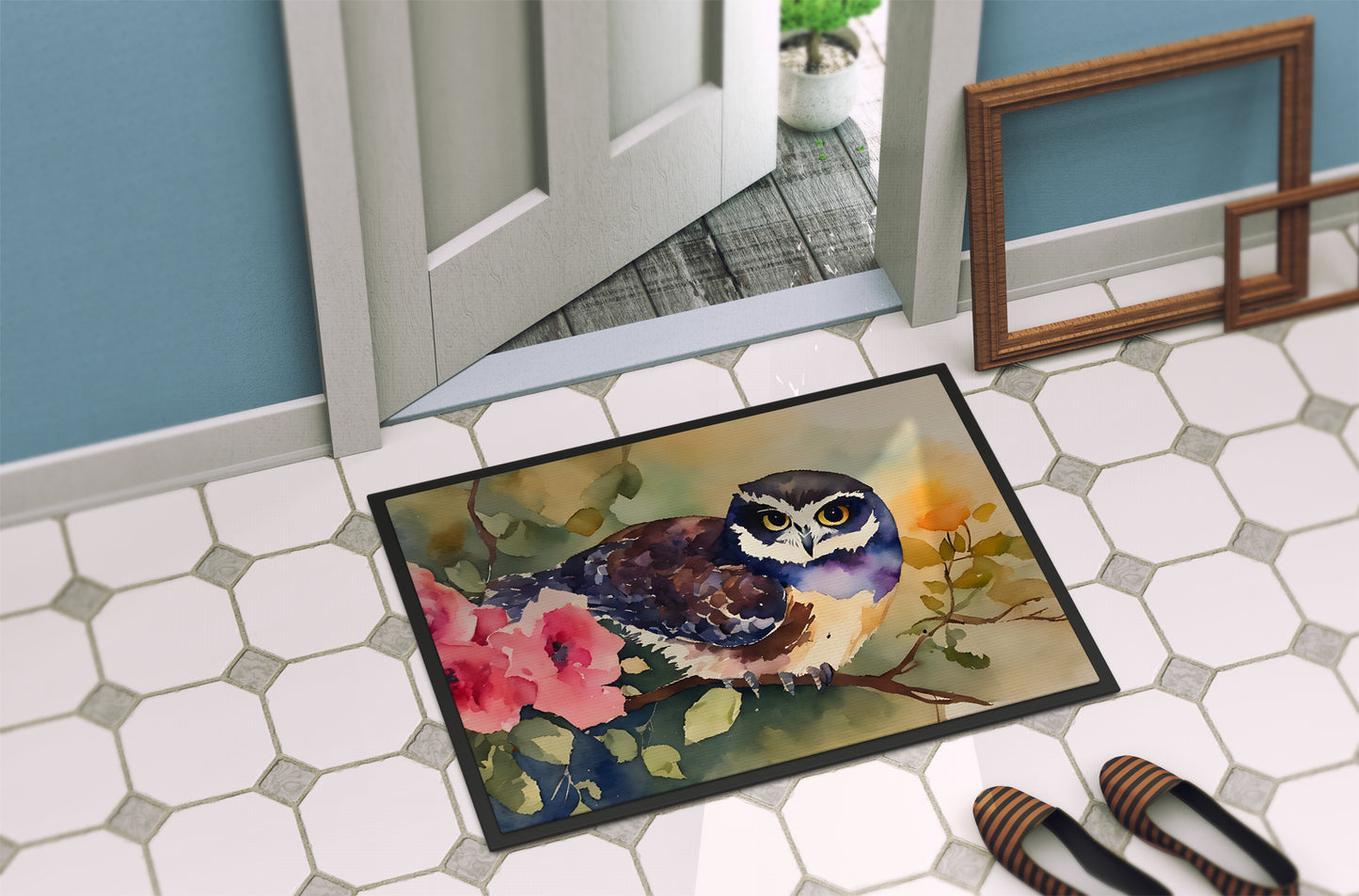 Spectacled Owl Doormat