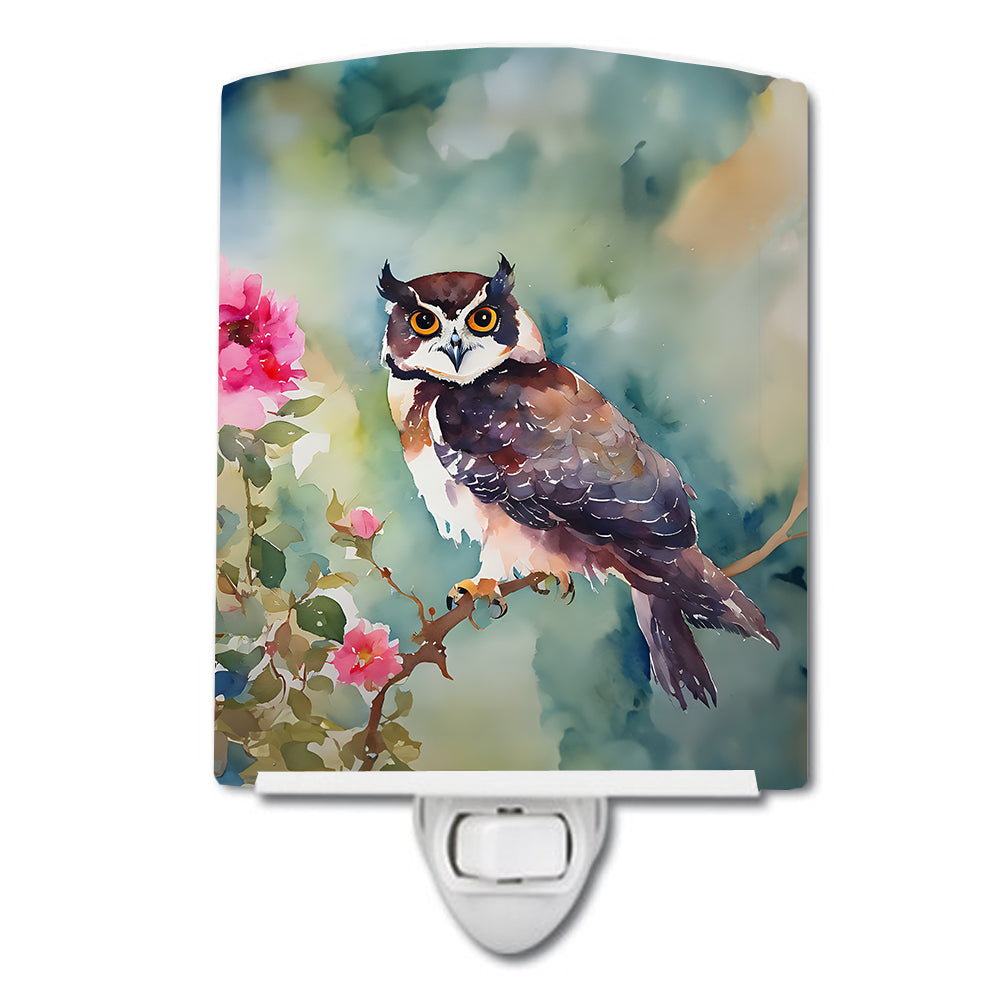 Buy this Spectacled Owl Ceramic Night Light