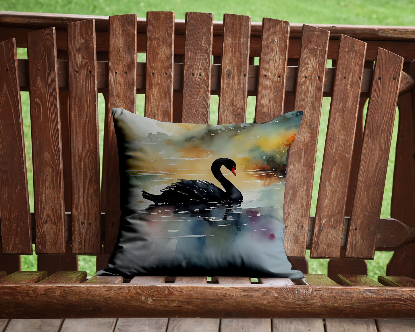 Black Swan Throw Pillow