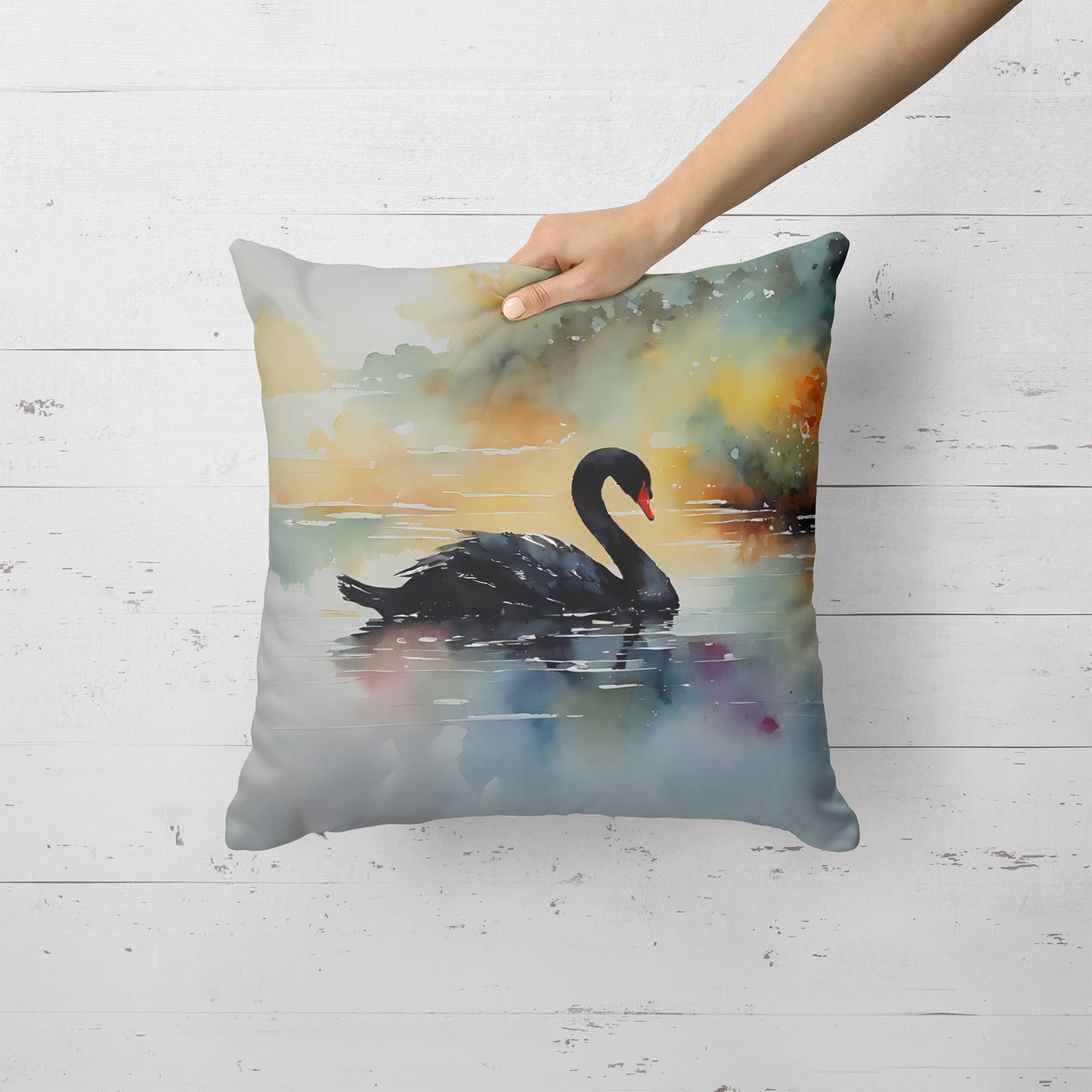 Black Swan Throw Pillow