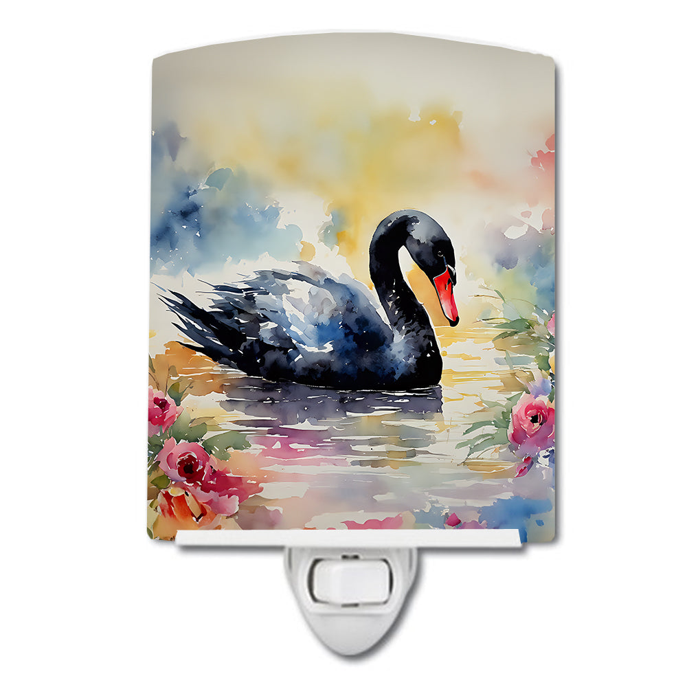 Buy this Black Swan Ceramic Night Light