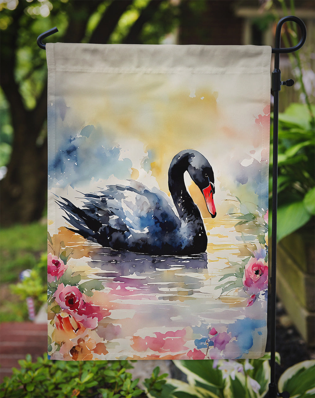 Black Swan Garden Flag