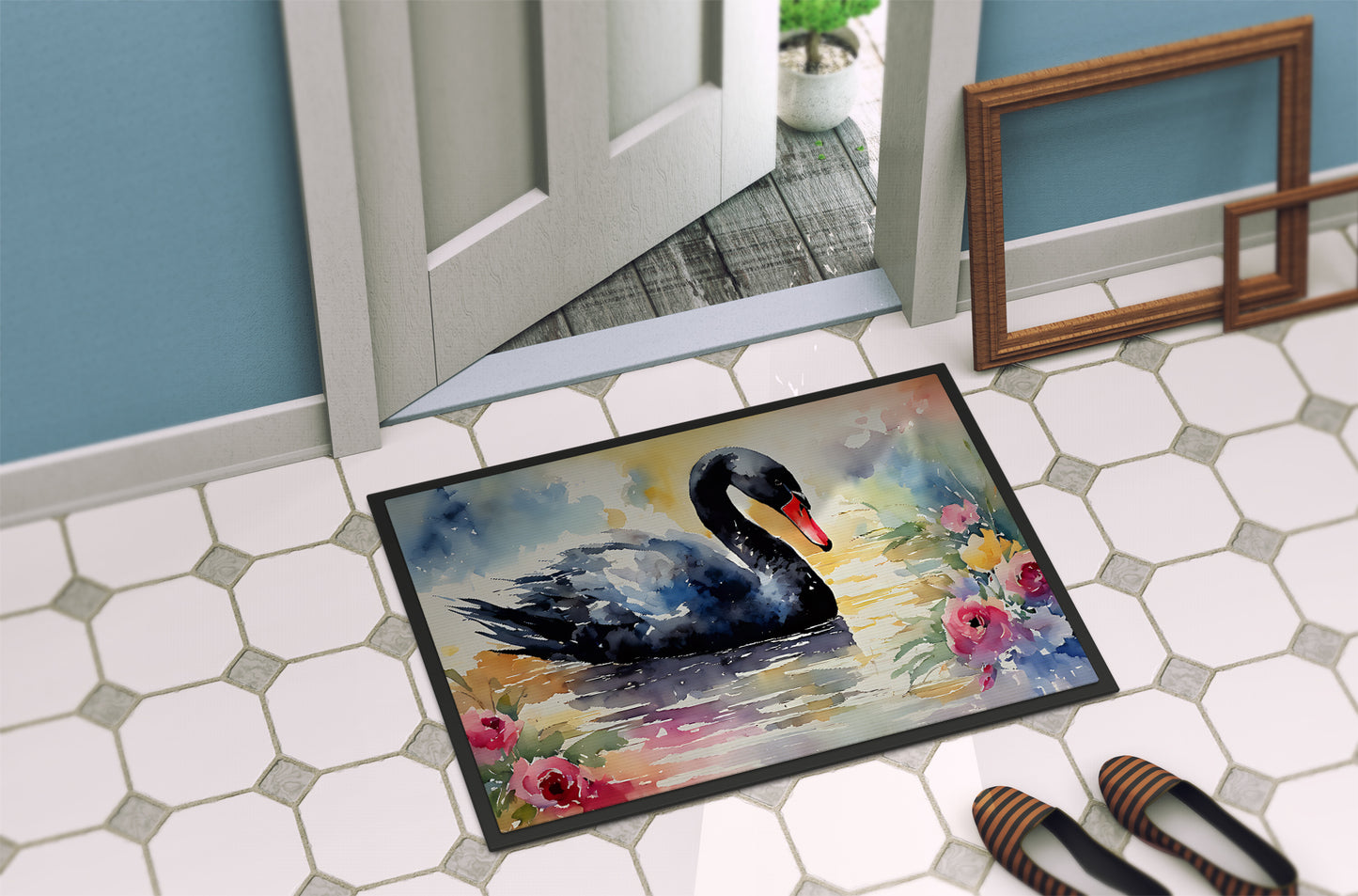 Black Swan Doormat