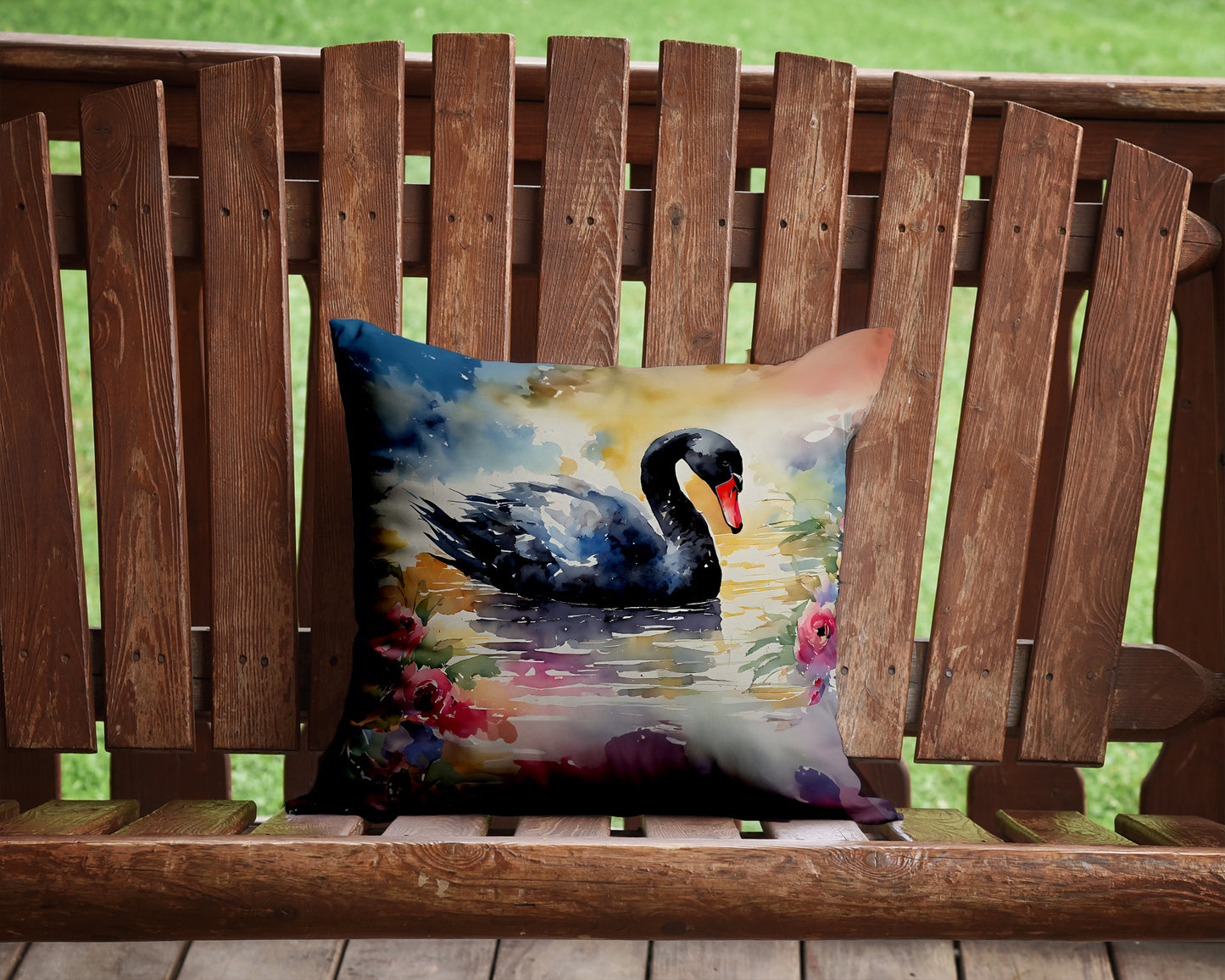 Black Swan Throw Pillow