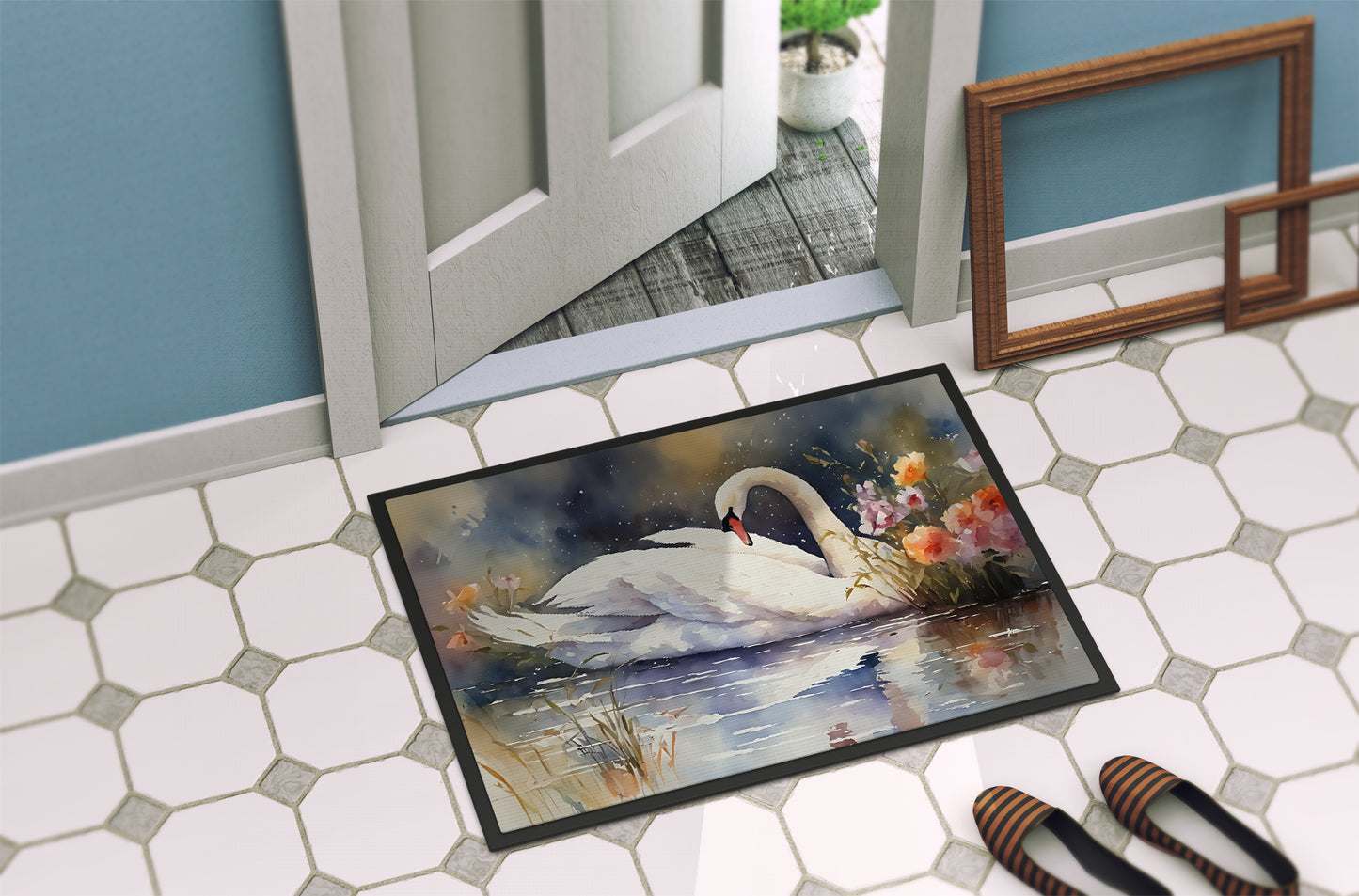 Swan Doormat