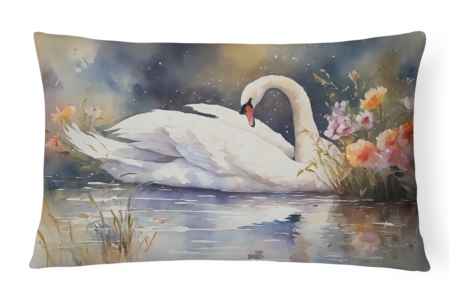 Buy this Swan Throw Pillow