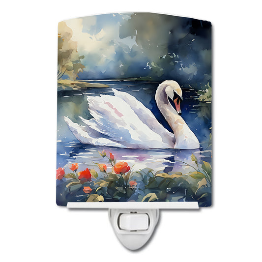 Buy this Swan Ceramic Night Light