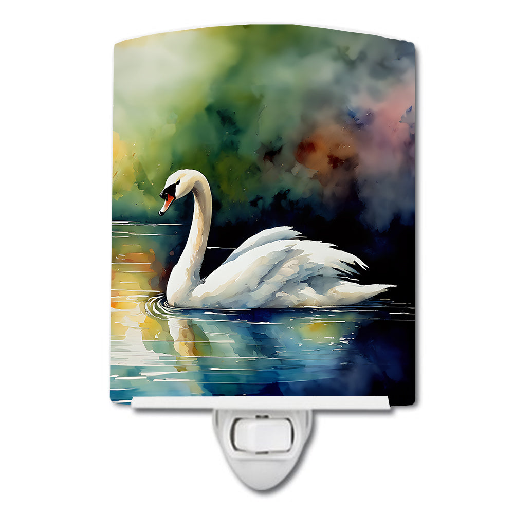 Buy this Swan Ceramic Night Light