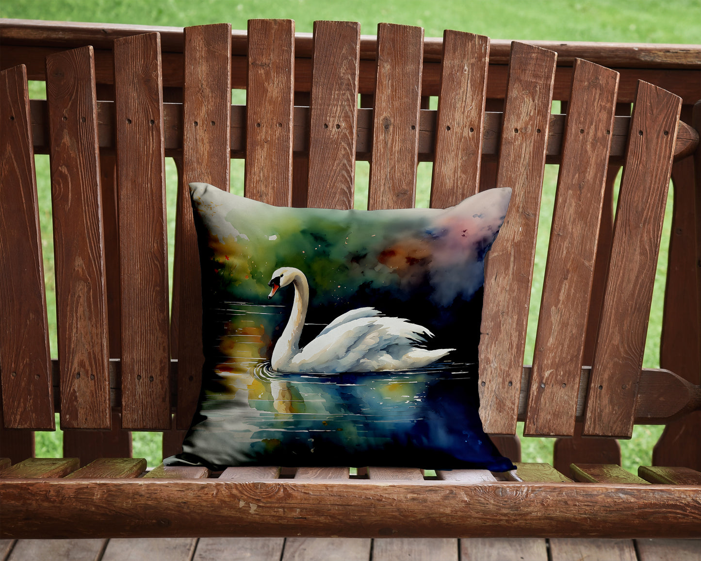 Swan Throw Pillow