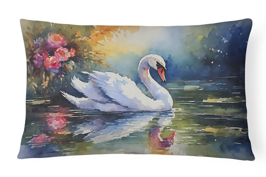 Buy this Swan Throw Pillow