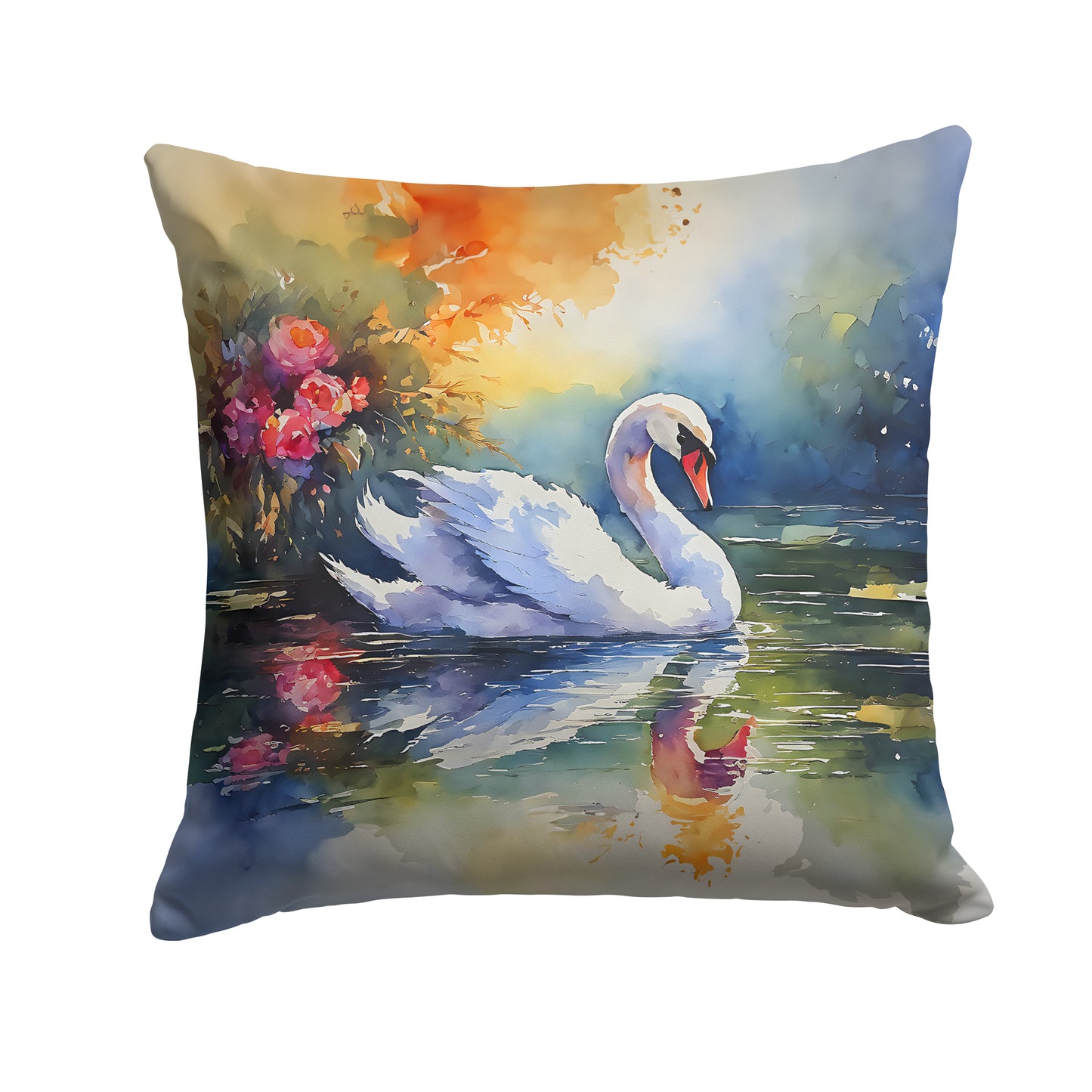 Buy this Swan Throw Pillow