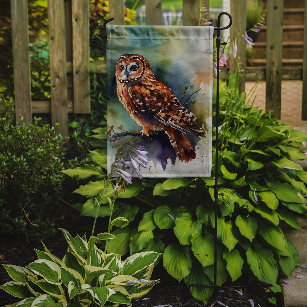 Tawny Owl Garden Flag