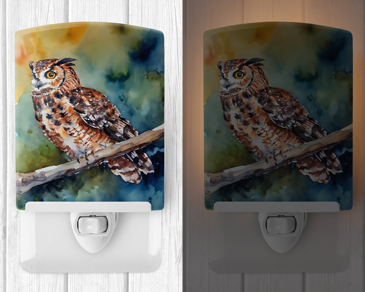 Tawny Owl Ceramic Night Light