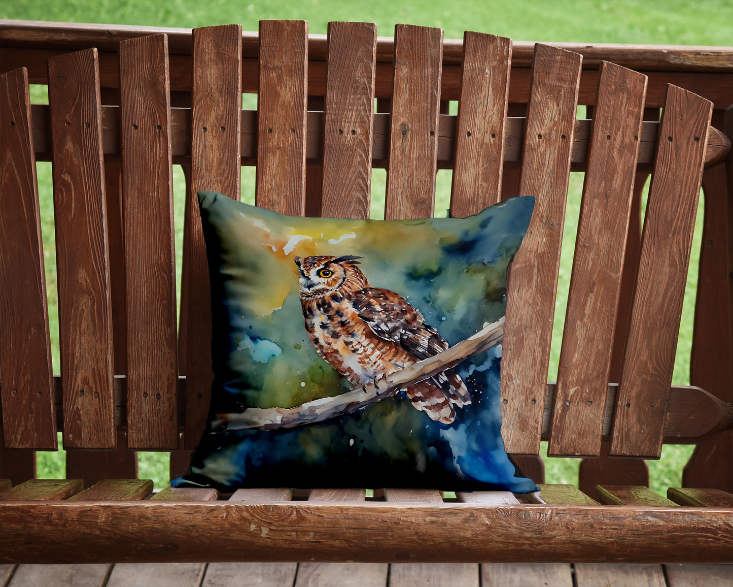 Tawny Owl Throw Pillow