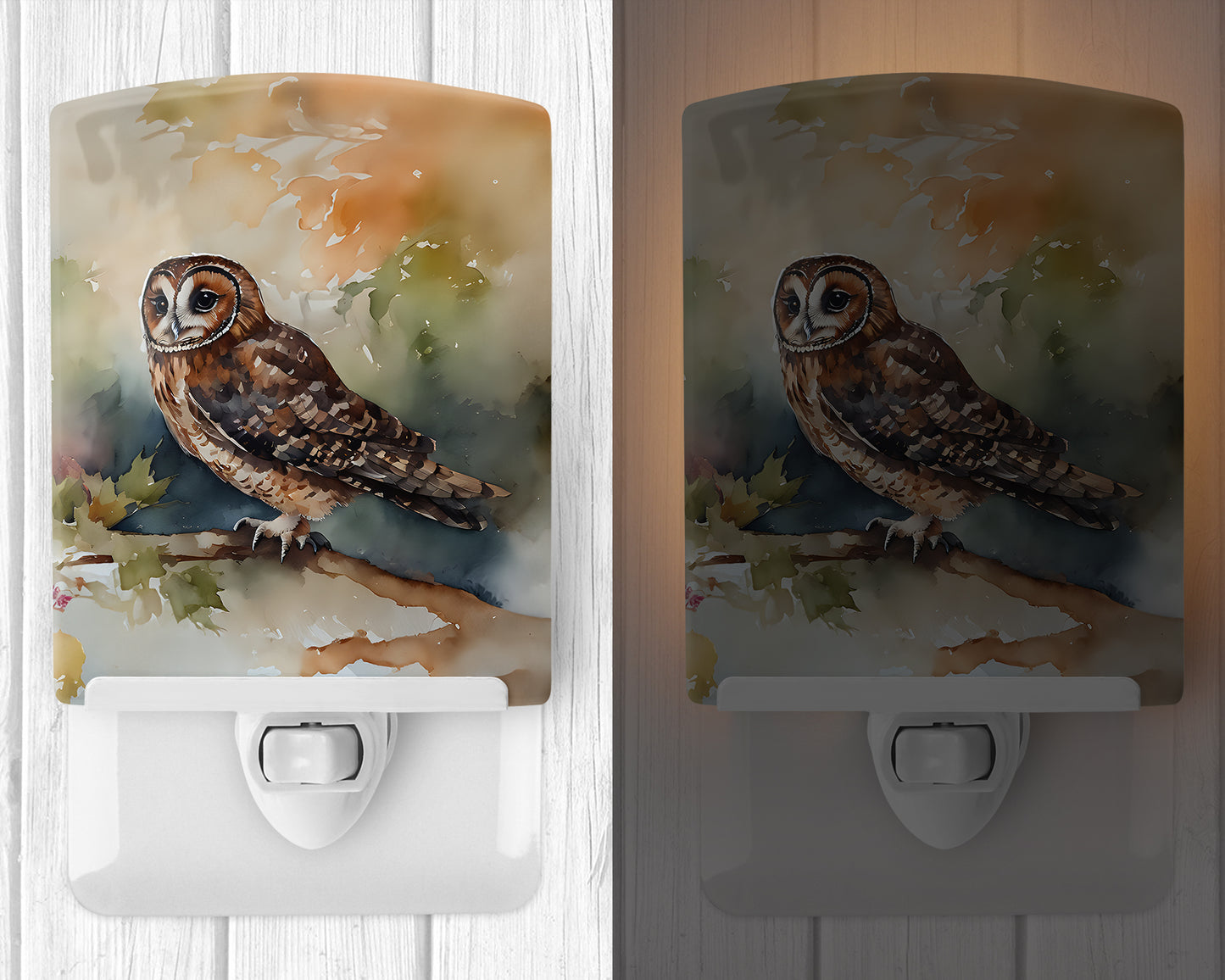 Tawny Owl Ceramic Night Light