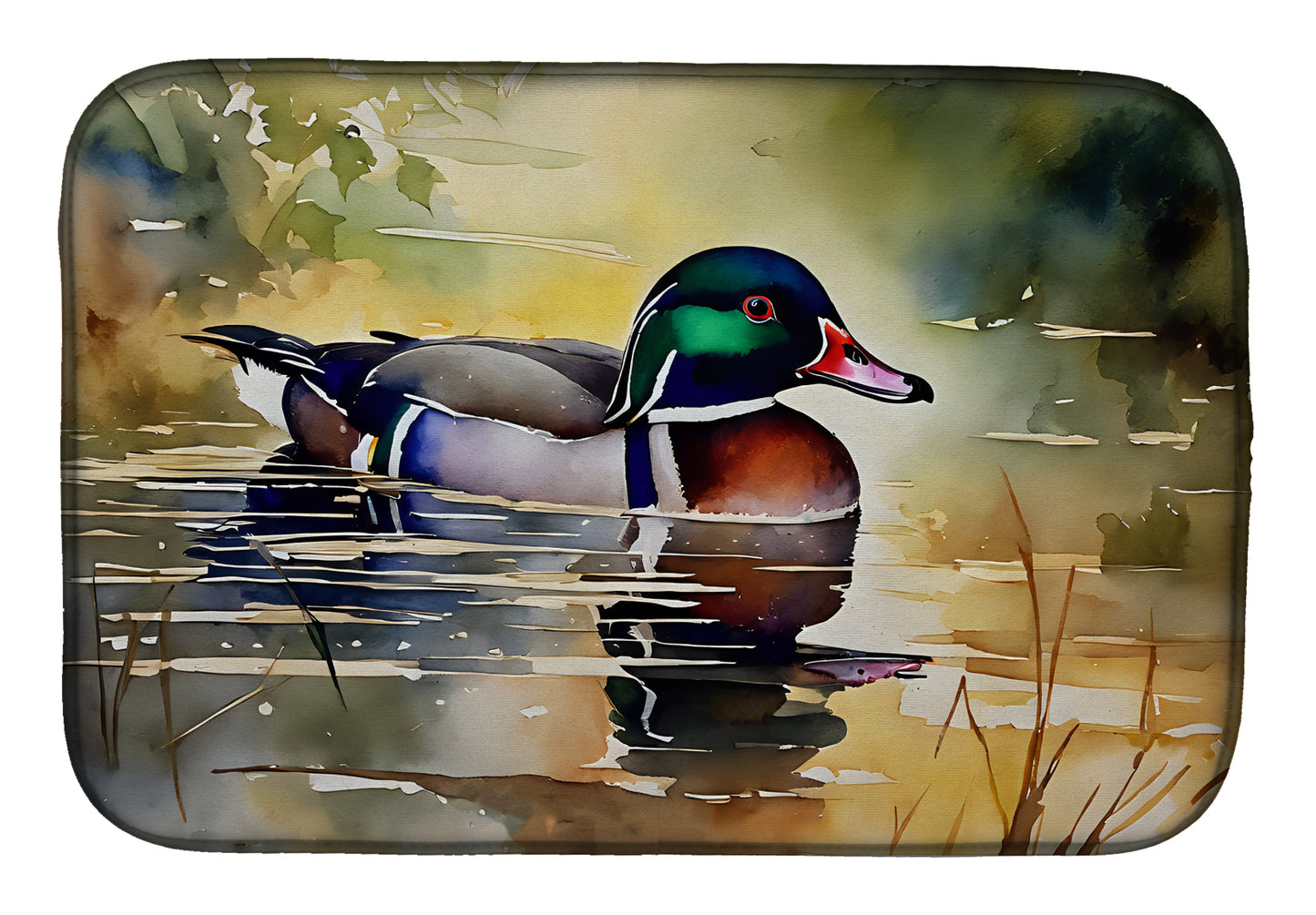 Buy this Wood Duck Dish Drying Mat