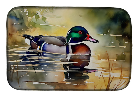 Buy this Wood Duck Dish Drying Mat