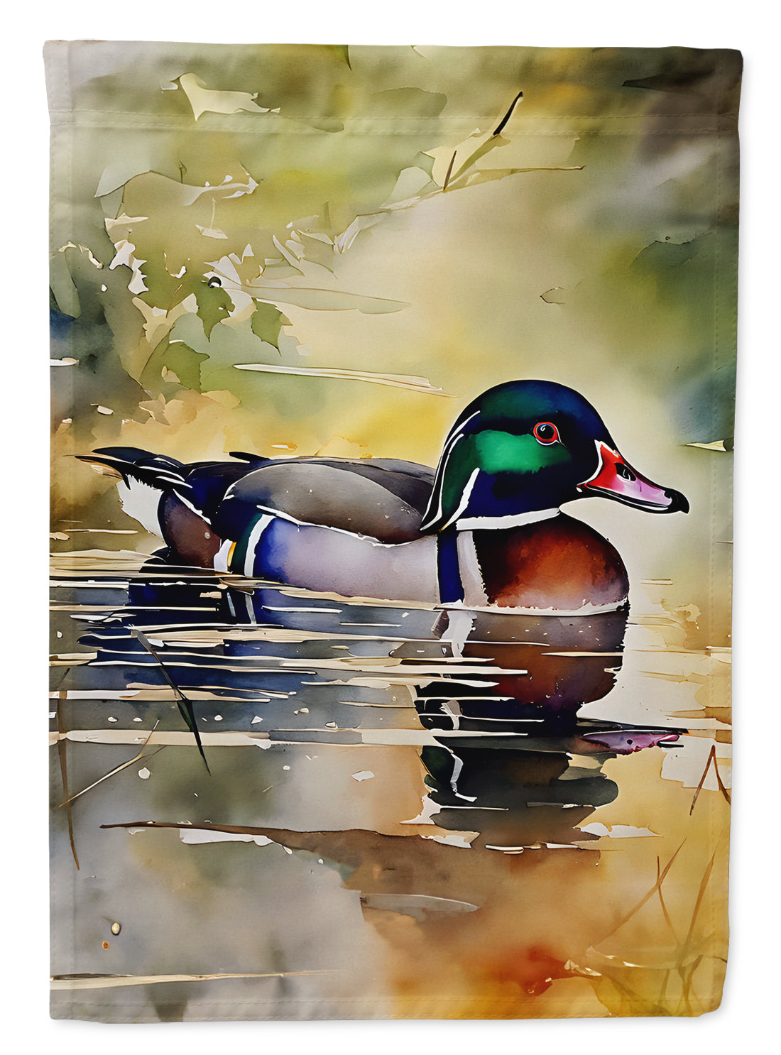 Buy this Wood Duck Garden Flag