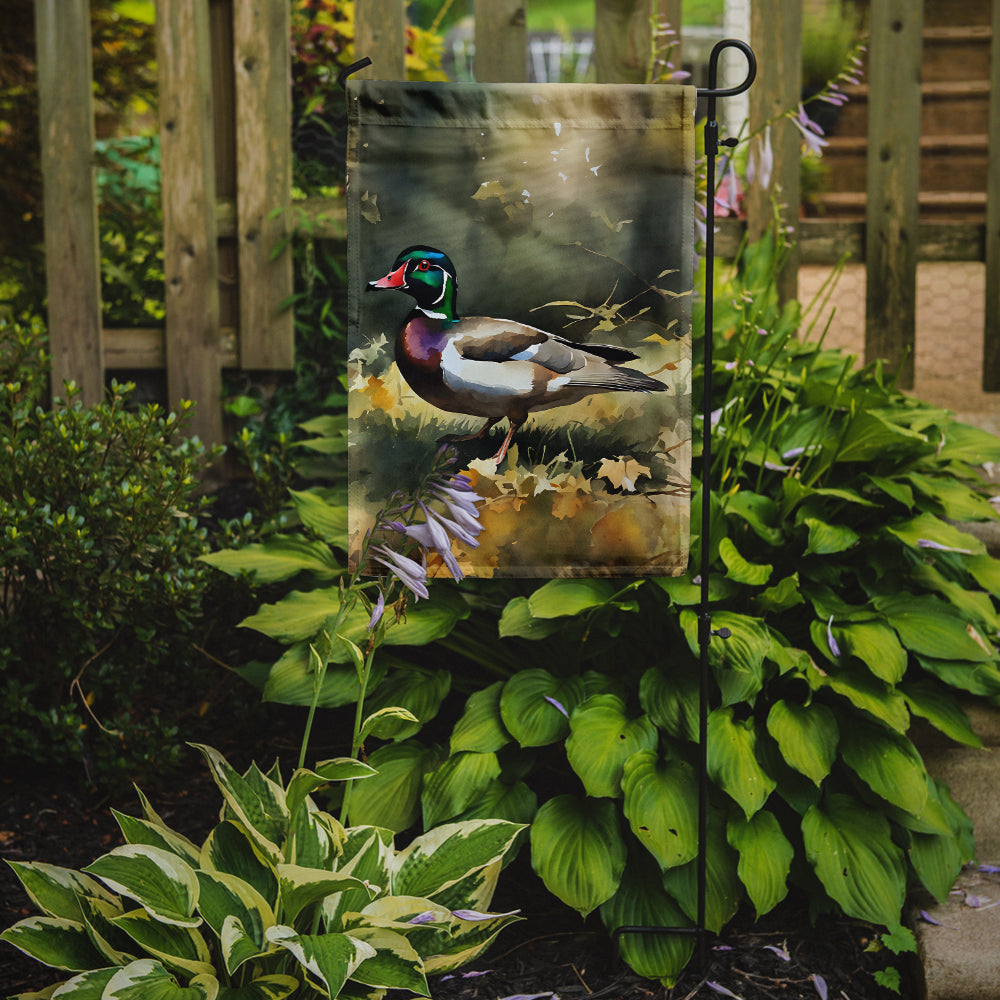 Wood Duck Garden Flag