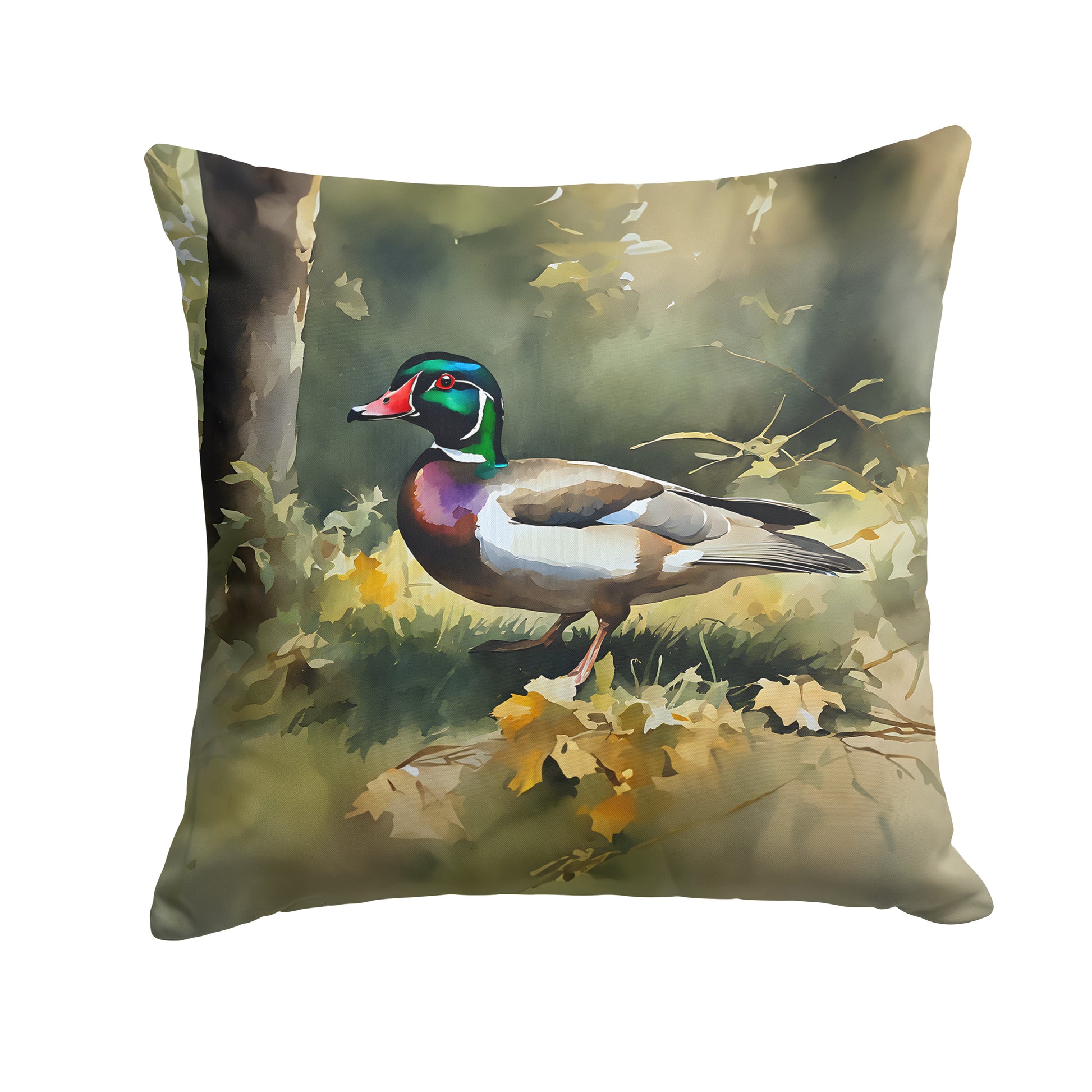 Buy this Wood Duck Throw Pillow