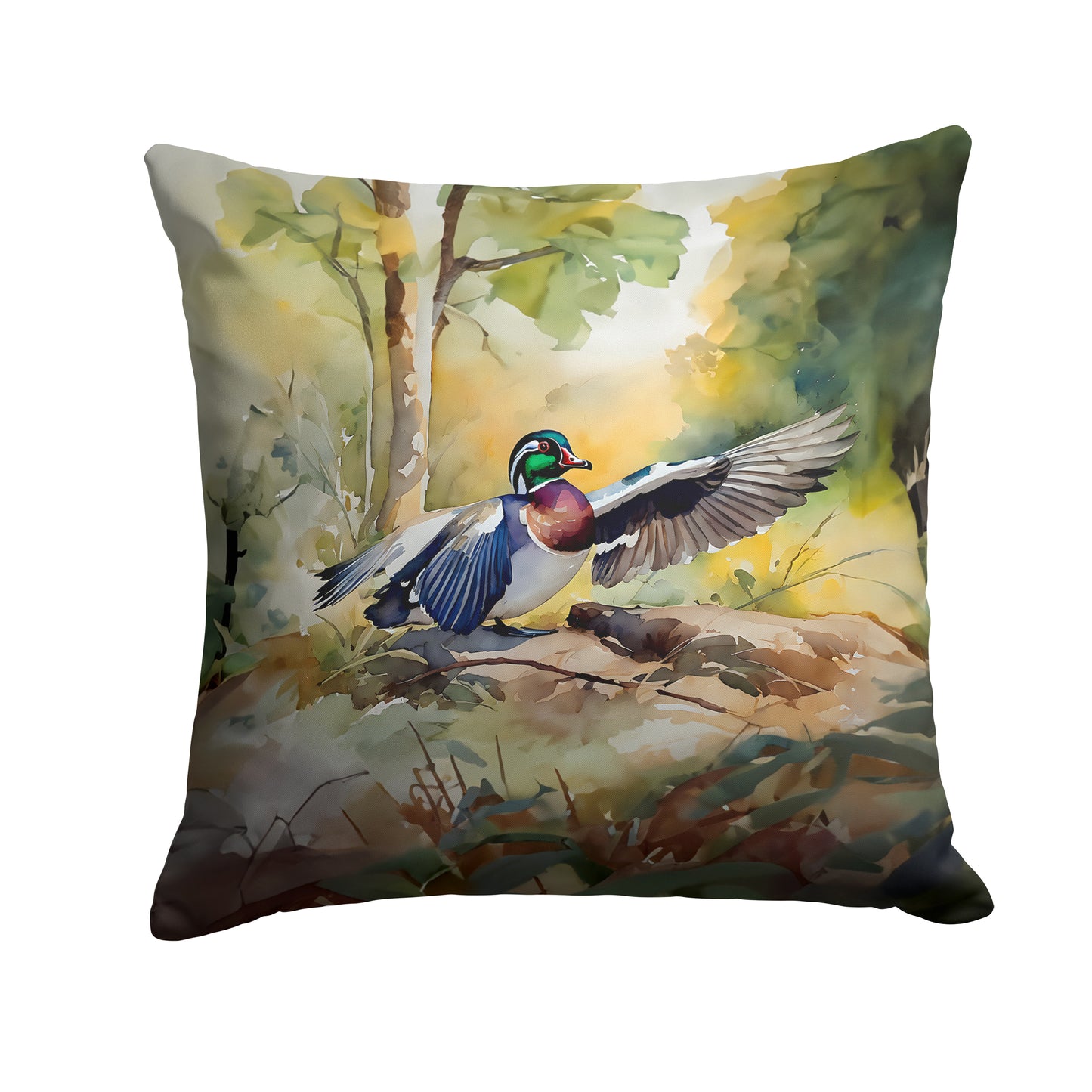 Buy this Wood Duck Throw Pillow