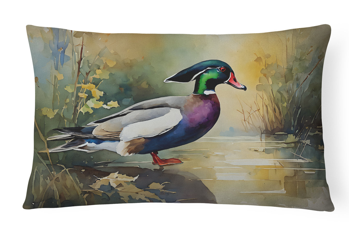 Buy this Wood Duck Throw Pillow