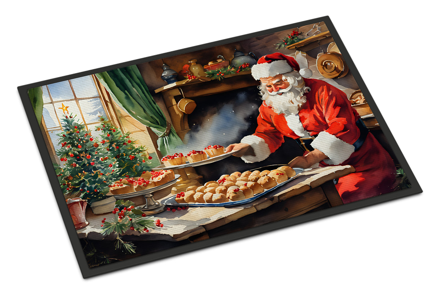 Buy this Cookies with Santa Claus Doormat