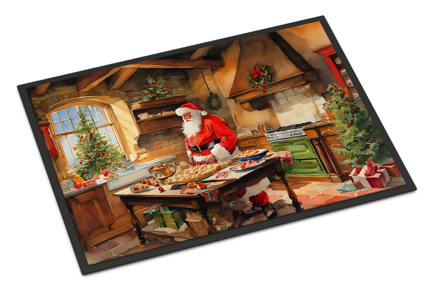 Buy this Cookies with Santa Claus Father Christmas Doormat