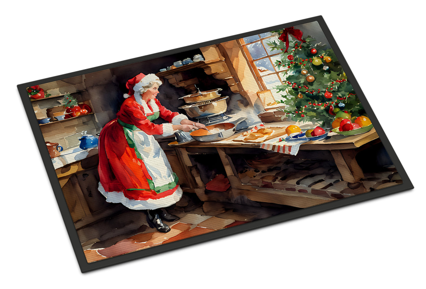 Buy this Cookies with Santa Claus Mrs. Claus Doormat