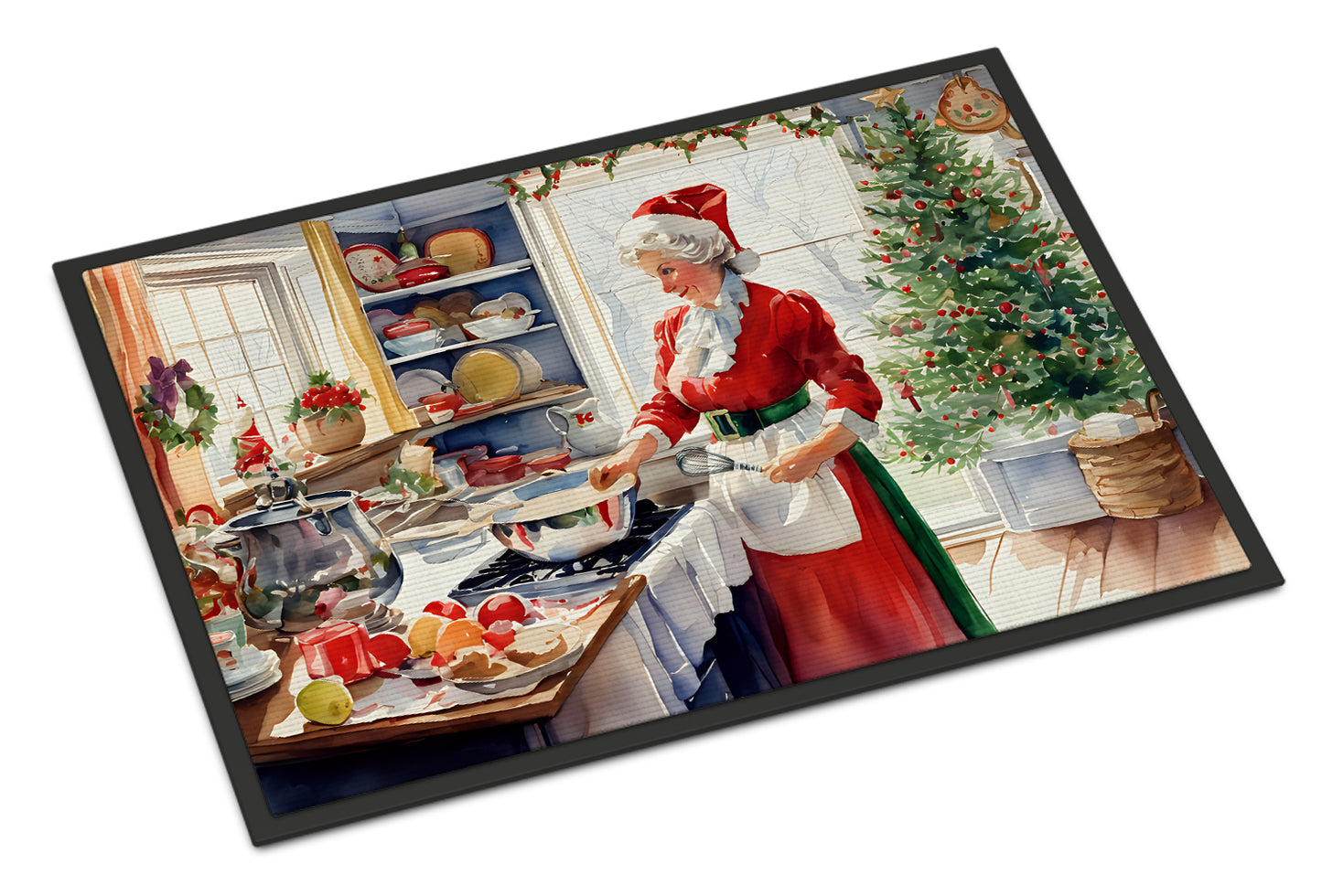 Buy this Cookies with Santa Claus Mrs. Claus Doormat