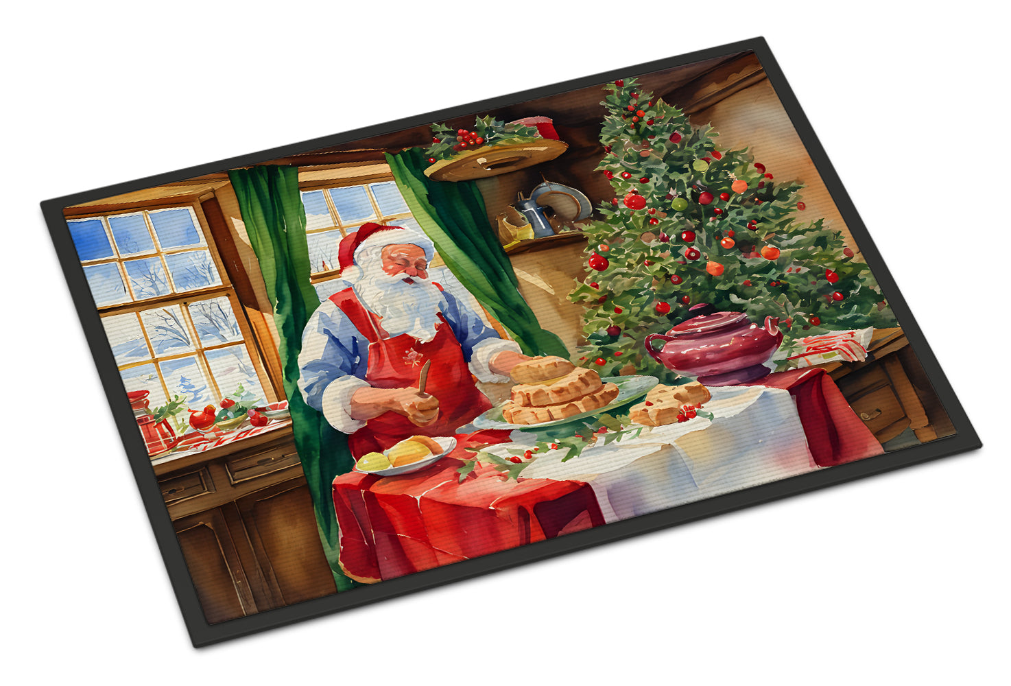 Buy this Cookies with Santa Claus Papa Noel Doormat