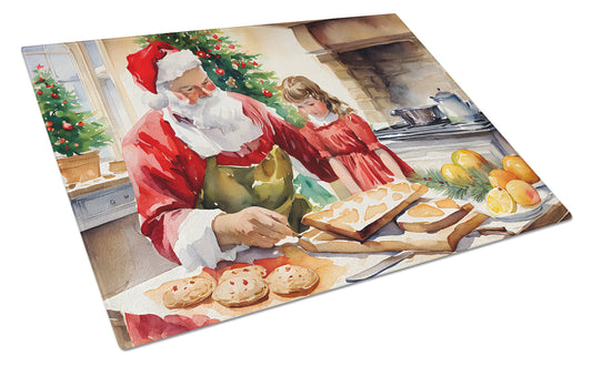 Buy this Cookies with Santa Claus Glass Cutting Board